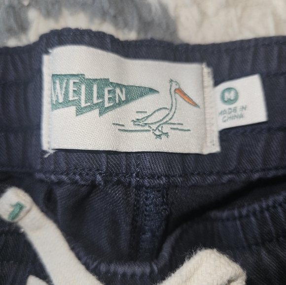 Wellen Linen Blend Mens Pull On Shorts Medium - Picture 4 of 6